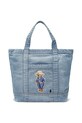 Polo Ralph Lauren torebka bawełniana nie mieści A4 niebieski 428960636
