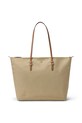 Kabelka Lauren Ralph Lauren hladký hnědá 431950007