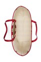 Lauren Ralph Lauren torebka bawełniana czerwony 431956937