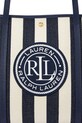 Βαμβακερή τσάντα Lauren Ralph Lauren 431956937 σκούρο μπλε