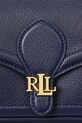 Lauren Ralph Lauren torebka skórzana 431959003 granatowy