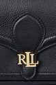 Lauren Ralph Lauren torebka skórzana 431959003 czarny
