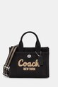 Kabelka Coach nášivka černá CZ098