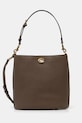 Сумочка Coach WILLOW лицьова шкіра коричневий CW624