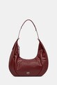 Шкіряна сумочка Pinko лицьова шкіра бордо 104295.A26J