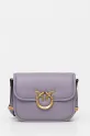 Pinko torebka skórzana skóra licowa fioletowy 104297.A26L