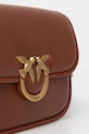 Pinko torebka skórzana brązowy 104297.A26L