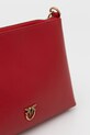 Pinko pochette di pelle rosso 104277.A0F1