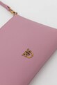 Pinko pochette di pelle violetto 104277.A0F1