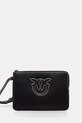 Kožené psaníčko Pinko nášivka černá 104353.A2AN