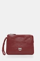Pinko bőr borítéktáska nappa bőr burgundia 104353.A26J