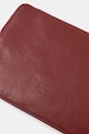 Kiegészítők Pinko bőr borítéktáska 104353.A26J burgundia