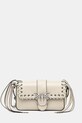 Kožená kabelka Pinko nezmestí A4 béžová 104340.A28D
