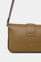 Pinko Torebka crossbody skórzana zielony 104340.A0QO