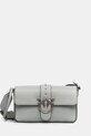 Pinko torebka skórzana skóra licowa szary 104524.A0QO