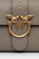 Δερμάτινη τσάντα Pinko καφέ 104524.A0QO