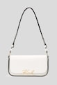 Кожаная сумочка Karl Lagerfeld кожа белый A1W30039