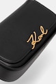 Шкіряна сумочка Karl Lagerfeld K/SIGNATURE чорний A1W30039