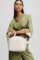 Karl Lagerfeld borsa a mano in pelle A1W30058 bianco