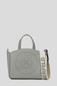 Кожаная сумочка Karl Lagerfeld K/CIRCLE кожа серый A1W30058