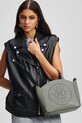 Karl Lagerfeld torebka skórzana A1W30058 szary AA00