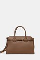 Kožená kabelka Karl Lagerfeld přírodní kůže hnědá A1W30148