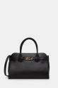 Karl Lagerfeld borsa a mano in pelle pelle fiore nero A1W30148