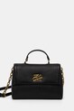 Karl Lagerfeld borsa a mano in pelle pelle fiore nero A1W30170