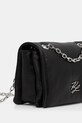 Karl Lagerfeld poseta de piele A1W30173 negru SS25