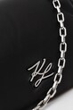Karl Lagerfeld poseta de piele negru A1W30173