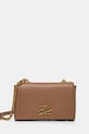 Karl Lagerfeld poseta de piele uni maro A1W30174