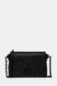 Karl Lagerfeld borsa a mano in pelle applique nero A1W30180
