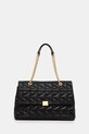 Karl Lagerfeld borsa a mano in pelle semplice nero A1W30189