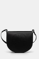 Karl Lagerfeld poseta de piele uni negru A1W30212