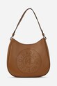 Karl Lagerfeld borsa a mano in pelle pelle fiore marrone A1W30213