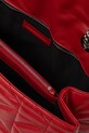 Kožená kabelka Karl Lagerfeld A1W30393 červená