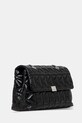 Kožená kabelka Karl Lagerfeld A1W30393 černá SS25