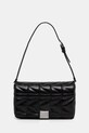Шкіряна сумочка Karl Lagerfeld лицьова шкіра чорний A1W30394