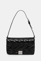 Kožená kabelka Karl Lagerfeld usňová koža čierna A1W30394