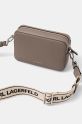 Accesorii Karl Lagerfeld poseta de piele A1W30406 bej