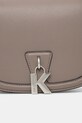 Karl Lagerfeld borsa a mano in pelle marrone A1W30408