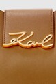 Аксессуары Кожаная сумочка Karl Lagerfeld K/SIGNATURE A1W30434 коричневый