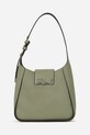 Kožená kabelka Karl Lagerfeld K/SIGNATURE přírodní kůže zelená A1W30434