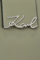 Kožená kabelka Karl Lagerfeld K/SIGNATURE zelená A1W30434