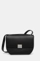 Karl Lagerfeld poseta de piele uni negru A1W30444