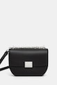 Karl Lagerfeld poseta de piele uni negru A1W30445
