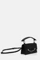 Kožená kabelka Karl Lagerfeld A1W30446 čierna SS25