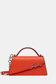 Karl Lagerfeld torebka skórzana K/SIGNATURE skóra licowa pomarańczowy A1W30458