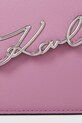 Аксессуары Кожаная сумочка Karl Lagerfeld K/SIGNATURE A1W30458 розовый