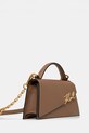 Karl Lagerfeld torebka skórzana K/SIGNATURE A1W30458 brązowy AA00